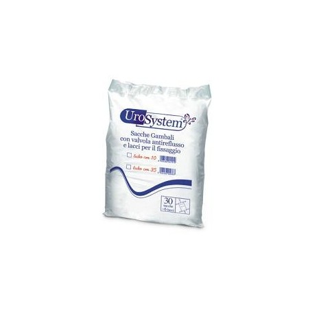 Sacca Di Drenaggio Da Gamba Per Incontinenza Urosystem Tubo 35 Cm 30 Pezzi