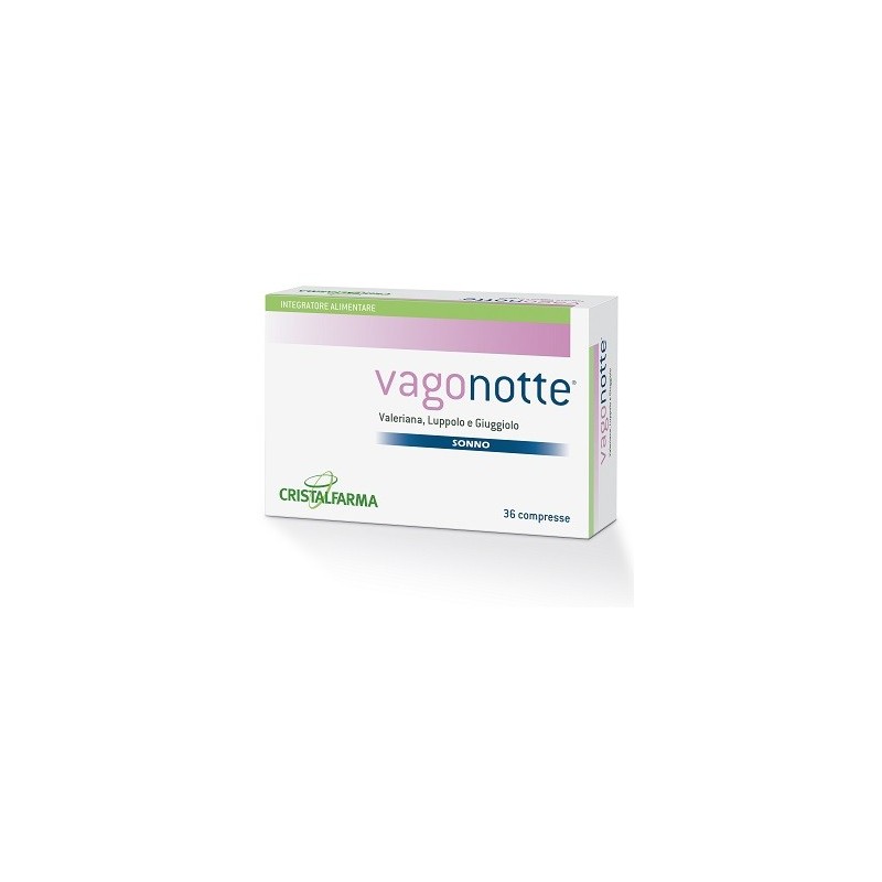 Vagonotte integratore naturale per il sonno e lo stress 36 compresse Vagonotte integratore naturale per il sonno e lo stress 36 compresse