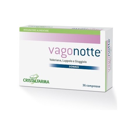 Vagonotte integratore naturale per il sonno e lo stress 36 compresse