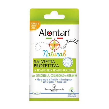Alontan Natural Salvietta Monouso 12 Pezzi