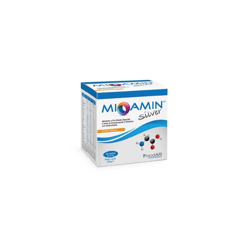 Mioamin Silver 30 Bustine 5,5 G Aroma Arancia Mioamin Silver 30 Bustine 5,5 G Aroma Arancia