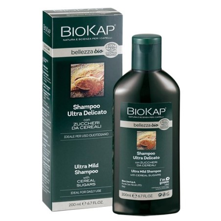 Biokap Bellezza Bio Shampoo Ultra Delicato Cosmos Ecocert 200 Ml Biosline