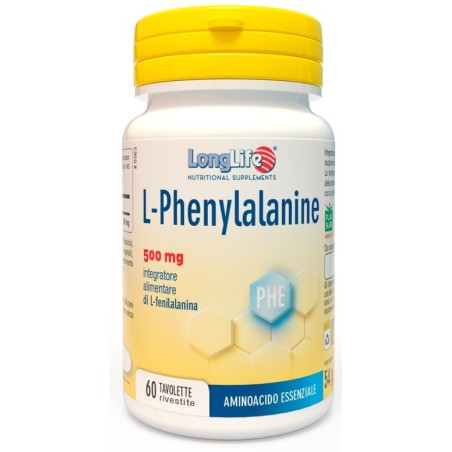 Longlife L-phenylalanine 500 Mg 60 Tavolette