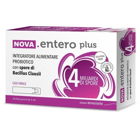 Nova Argentia Nova Entero Plus 4 Miliardi 20 flaconcini 5 Ml