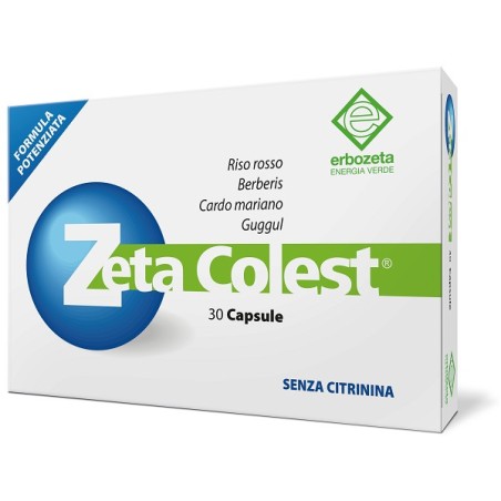 Erbozeta Zeta Colest Integratore per il Colesterolo 30 Capsule