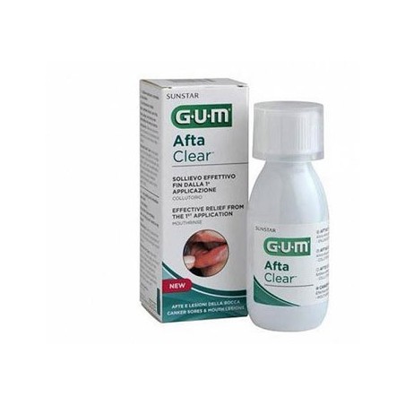 Gum Aftaclear Rinse 120 Ml Collutorio