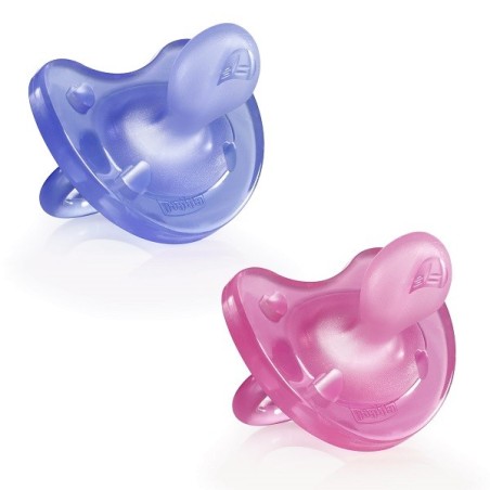 Chicco Gommotto In Silicone Girl 6-16 Mesi 2 Pezzi