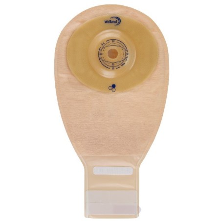 Sacca Per Ileostomia Opaca Ritagliabile Welland Aurum Profile Ileo Midi Diametro 13-25 Mm Inizio Convessita' 25 Mm 10 Pezzi
