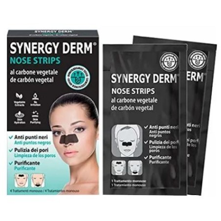 Synergy Derm Nose Strips 4 Trattamenti Monouso