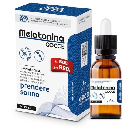 Sanavita Melatonina Gocce 15 Ml