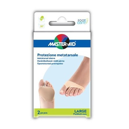 Protezione In Gel E Tessuto Master-aid Footcare Per Metatarso Large 2 Pezzi G3