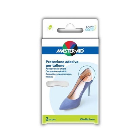 Protezione Adesiva Master-aid Footcare Trasparente Tallone 2 Pezzi A4