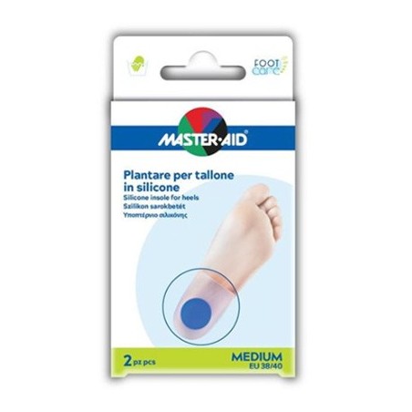 Talloniera In Due Tipologie Di Silicone Master-aid Footcare Medium 2 Pezzi F3