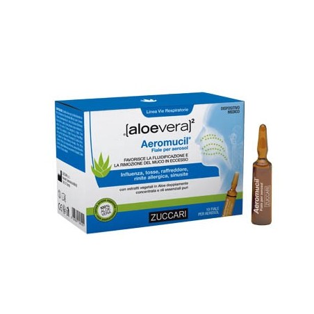 Aloevera2 Aeromucil 10 Fiale 5 Ml