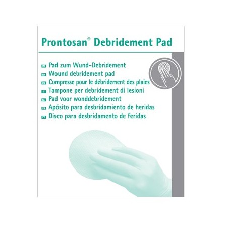 Tampone Sterile Monouso Prontosan Debridement Pad In Poliestere/polipropilene Assorbente Spessore 3 Mm Superficie 74,75 Cmq Misu