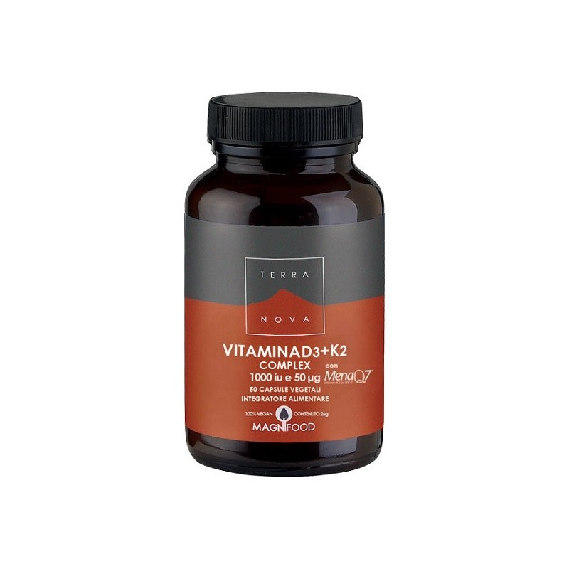 Terranova Vitamina D3 + K2 50 Capsule