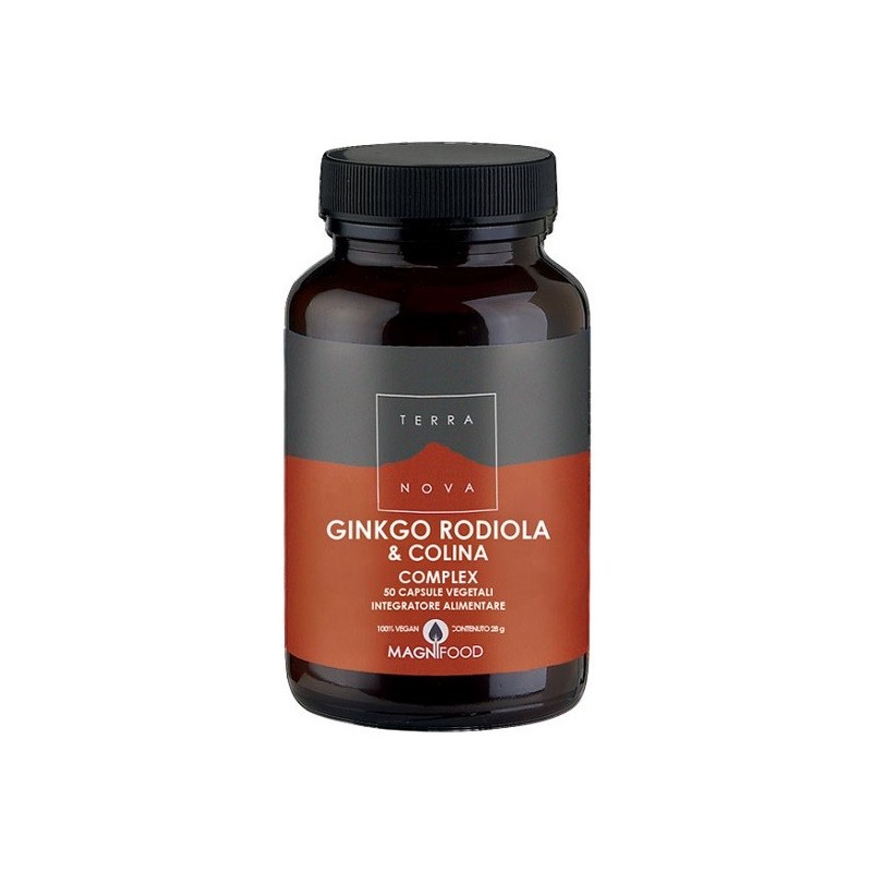 Terranova Ginkgo/rodiola/colina Complex 50 Capsule