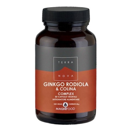 Terranova Ginkgo/rodiola/colina Complex 50 Capsule