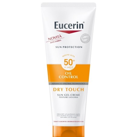 Eucerin Sun Protection Oil Control Dry Touch Spf 50+ Sun Gel Creme 200 Ml