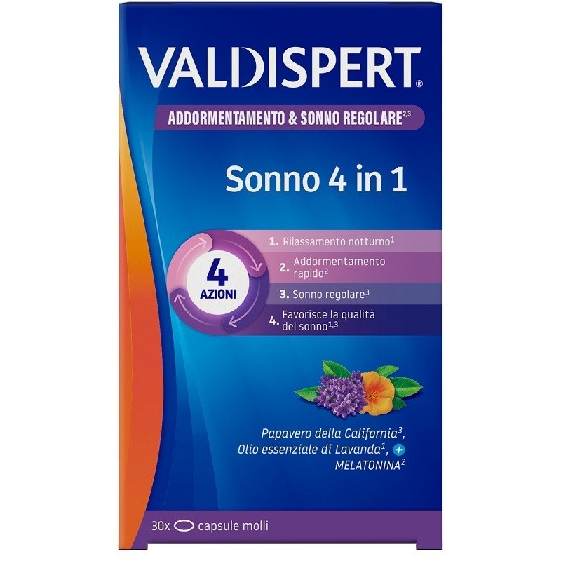 Valdispert Sonno 4 In 1 30 Capsule Molli