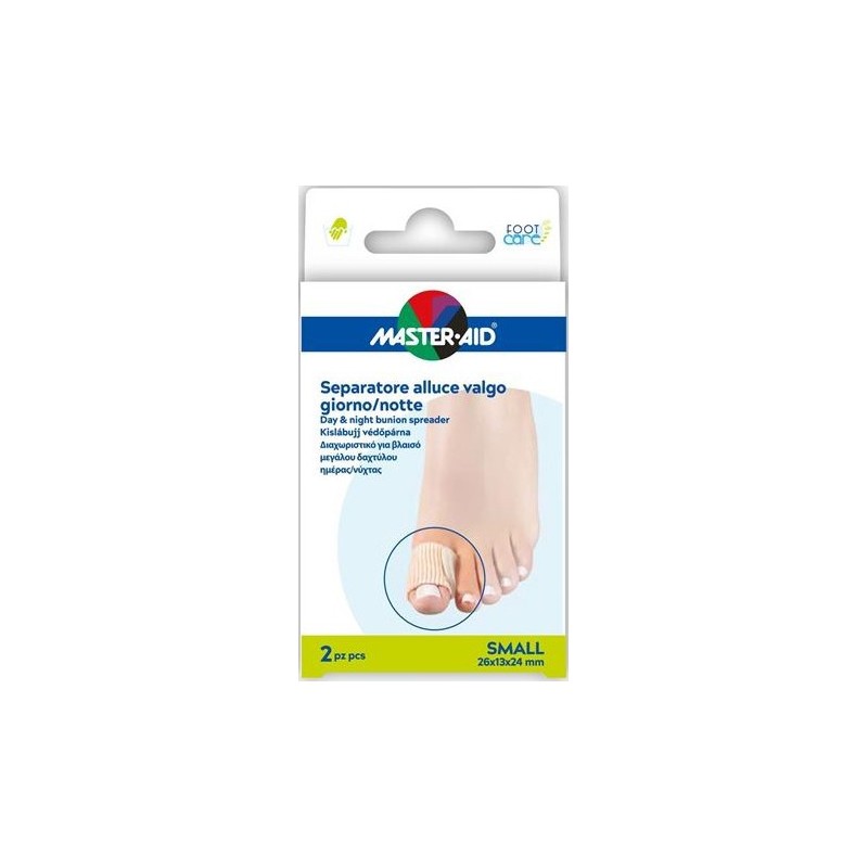 Divaricatore Alluce Giorno/notte Master-aid Footcare Small 2 Pezzi D11