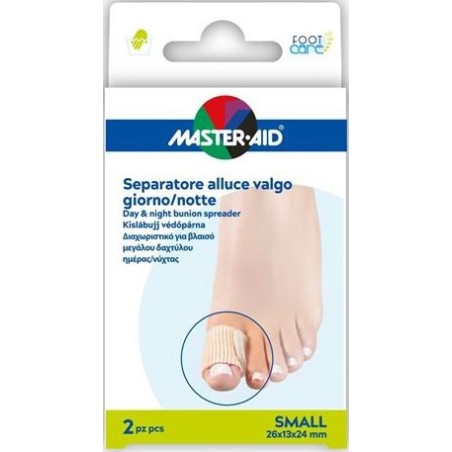 Divaricatore Alluce Giorno/notte Master-aid Footcare Small 2 Pezzi D11