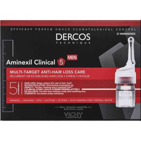 Dercos Aminexil Uomo 12 Fiale 6 Ml
