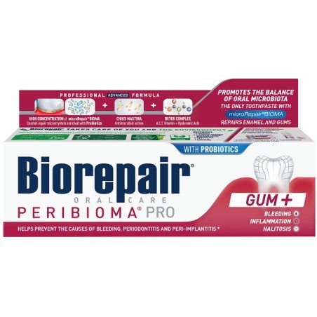 Biorepair Oral Care Peribioma Pro Collutorio Gengive Mousse 200 Ml