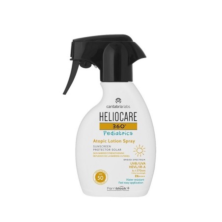 Heliocare 360 Ped Atopic Spf 50 Lotion Spray 250 Ml