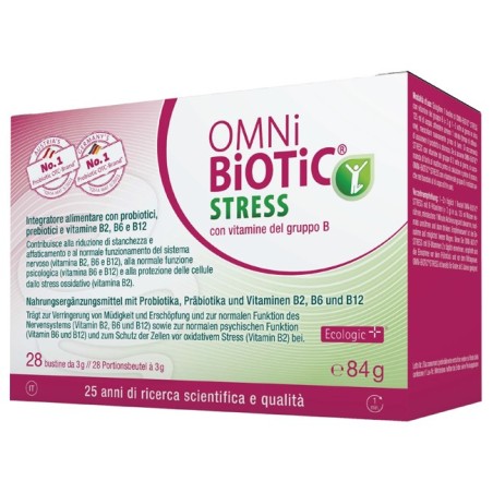 Omni Biotic Stress Vitamine Gruppo B 28 Bustine Da 3 G