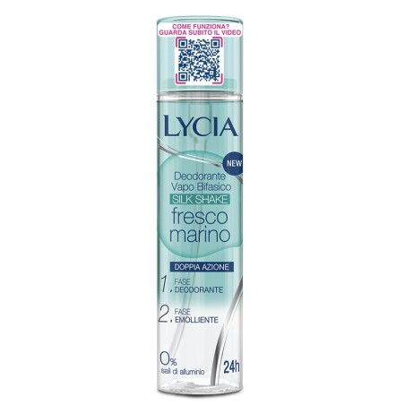 Lycia Deo Vapo Bifasico Silk Shake Fresco Marino 100 Ml