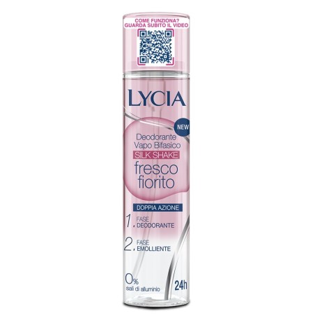 Lycia Deo Vapo Bifasico Silk Shake Fresco Fiorito 100 Ml