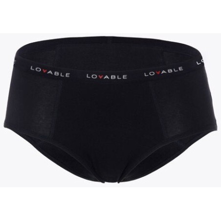 Lovable Period Panties Culotte Flusso Abbondante Nero Small