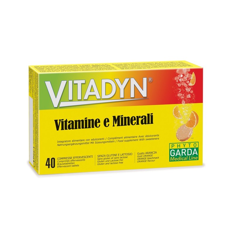 Vitadyn Vitamine/minerali 40 Compresse Effervescenti In 2 Tubi