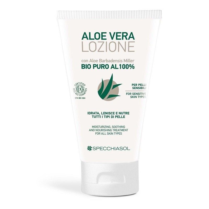 Aloe Vera Lozione Bio Puro 100% 150 Ml