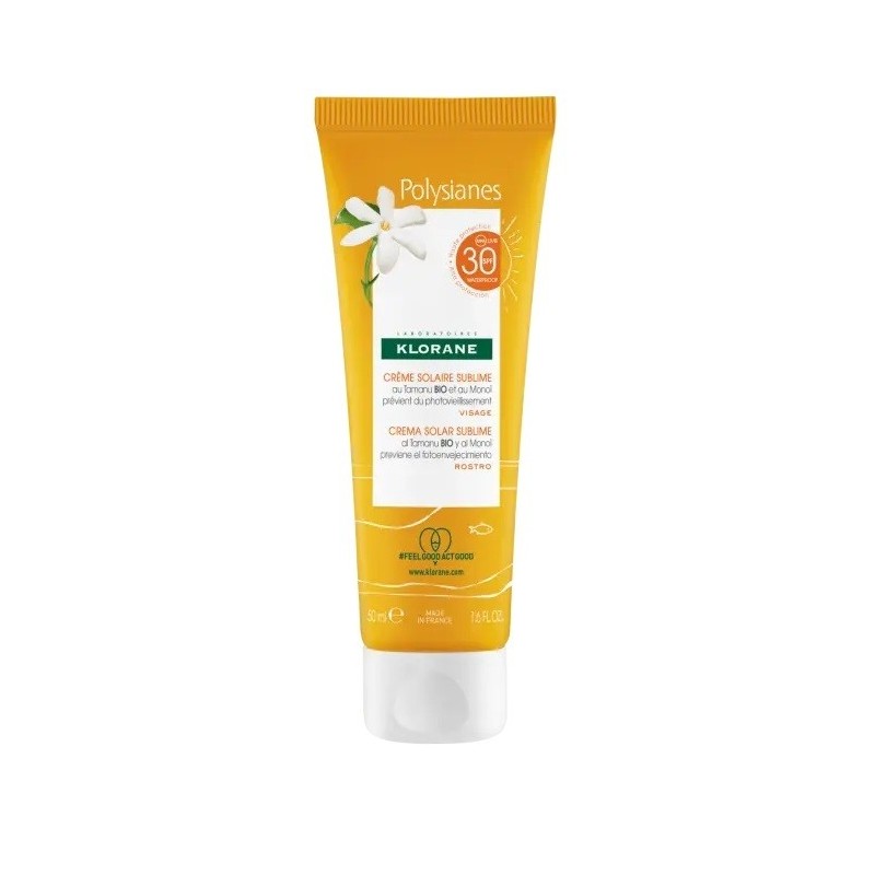 Les Polysianes Crema Viso Tamanu Bio&monoi Spf30 50 Ml