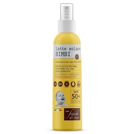 Fiocchi Di Riso Latte Solare Bimbi 50+ 140 Ml Spray
