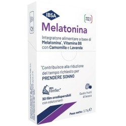 Melatonina Ibsa Aiuto Naturale per il Sonno 30 Film Orali | Alpifarma