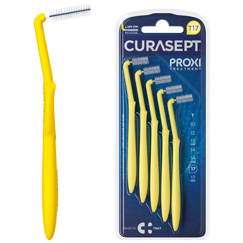 Curasept Proxi T17 Giallo/yellow 6 Pezzi Curasept Proxi T17 Giallo/yellow 6 Pezzi