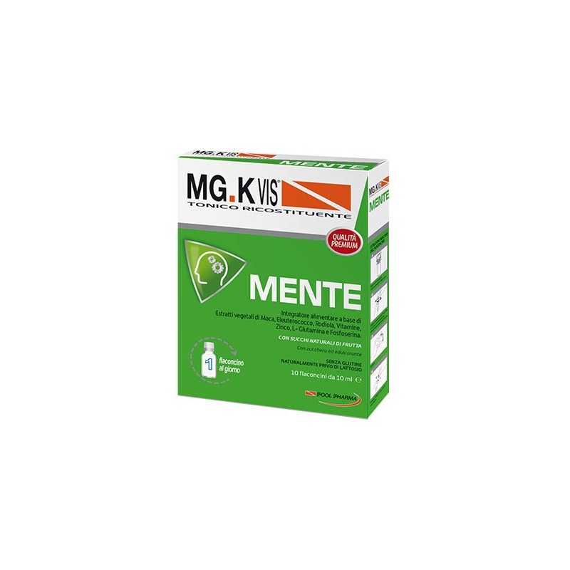 MG.K VIS Tonico Ricostituente Mente 10 Flaconcini da 10 ml MG.K VIS Tonico Ricostituente Mente 10 Flaconcini da 10 ml