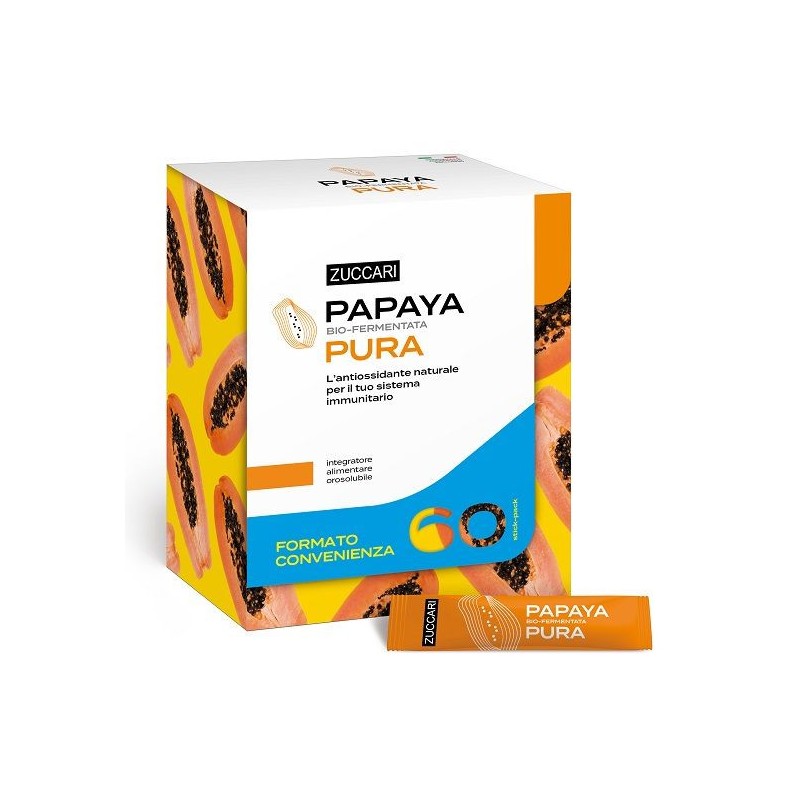 Zuccari Papaya Pura Integratore 60 Stick Pack