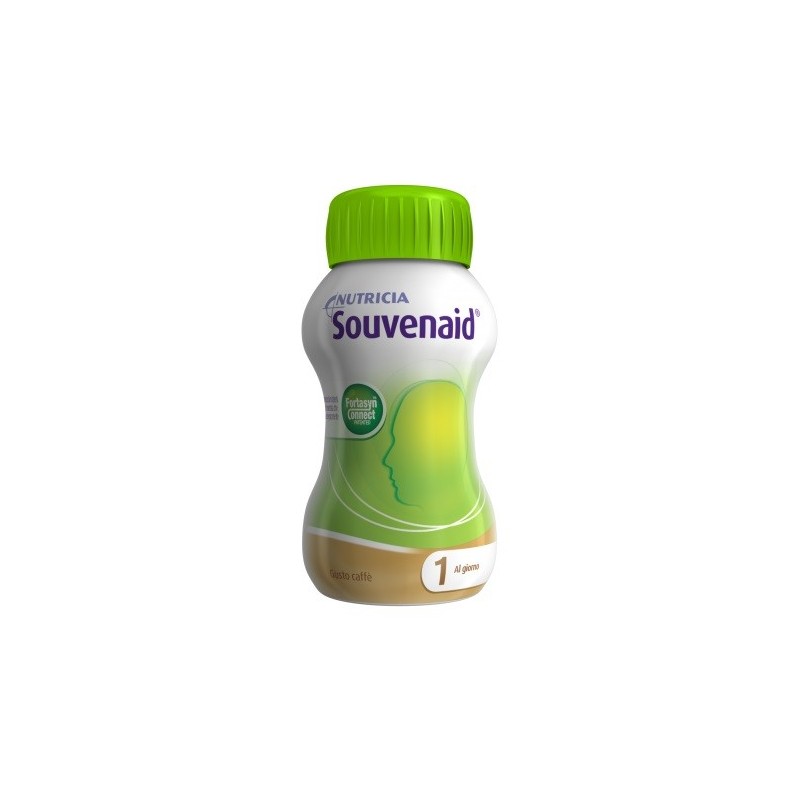 Nutricia Souvenaid Gusto Caffè Alimento a Fini Medici per il Supporto Cognitivo Cluster da 4x125 ml