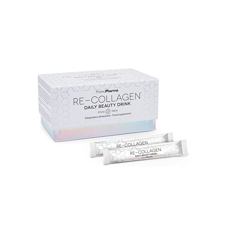 PromoPharma Re-Collagen Integratore di Collagene 60 Stick