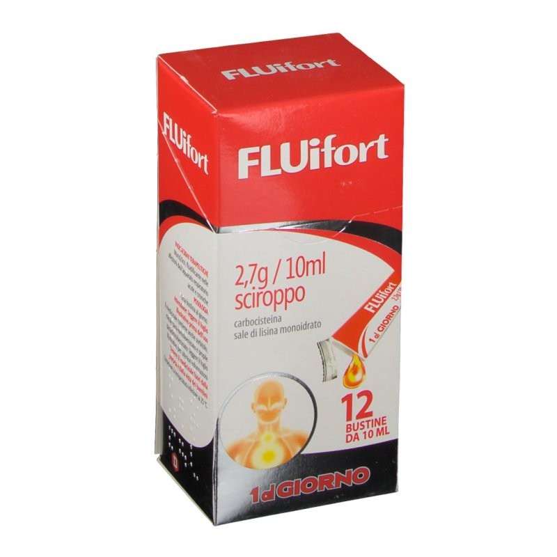 Dompé Fluifort Sciroppo 12 bustine 2.7g