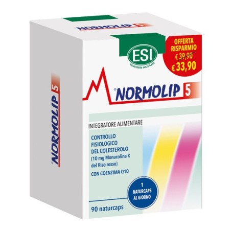 Esi Normolip 5 Integratore per il Colesterolo 90 capsule
