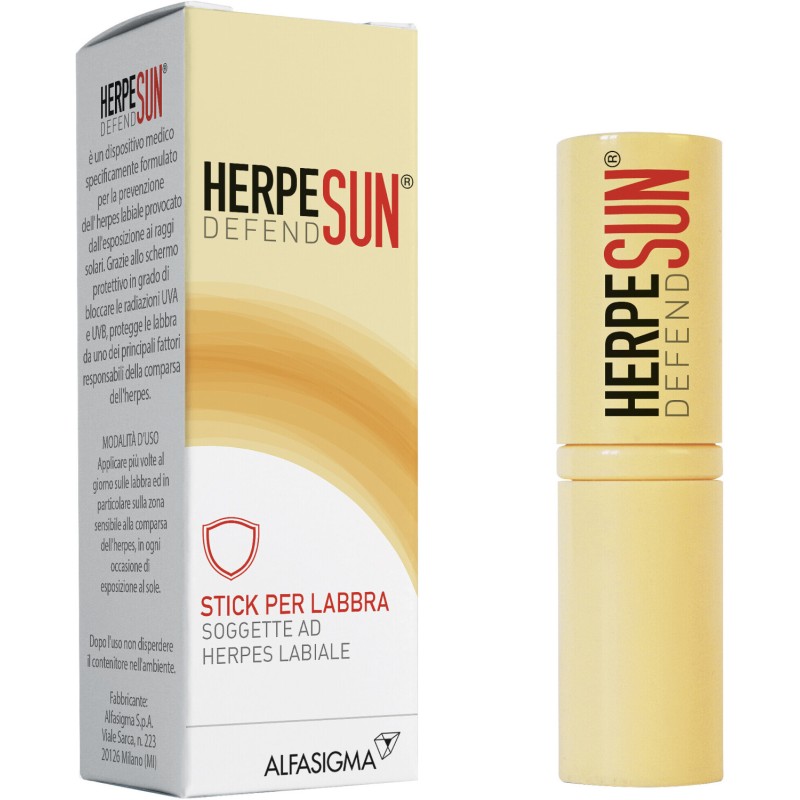 Alfasigma Herpesun Defend Prevenzione Herpes Stick Labbra 5ml