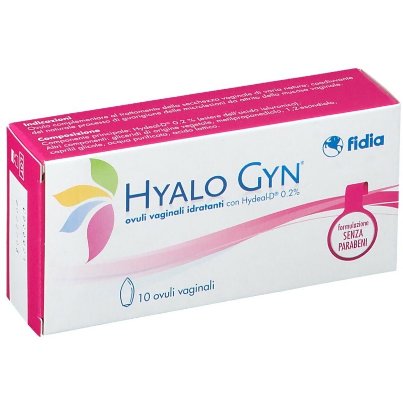 Fidia Hyalo Gyn Ovuli Vaginali 10 Ovuli
