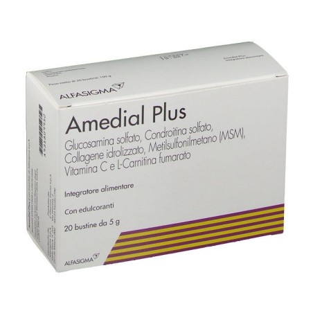 Alfasigma Amedial Plus integratore alimentare 20 Bustine