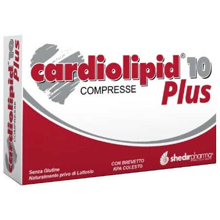 ShedirPharma Cardiolipid 10 Plus Integratore per il Colesterolo 30 Compresse