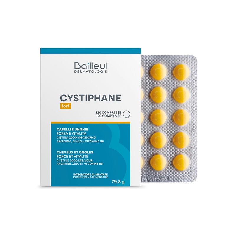 Bailleul Cystiphane Integratore per Capelli e Unghie 120 Compresse